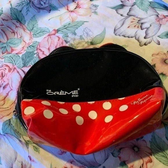 Creme Mini Mouse Red and Black Makeup Bag - Picture 3 of 5